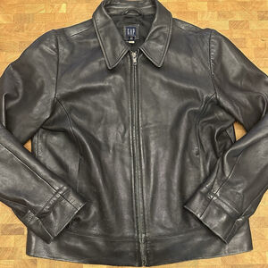 Women’s Vintage Gap Leather Jacket Size Large